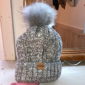 Gray winter beanie